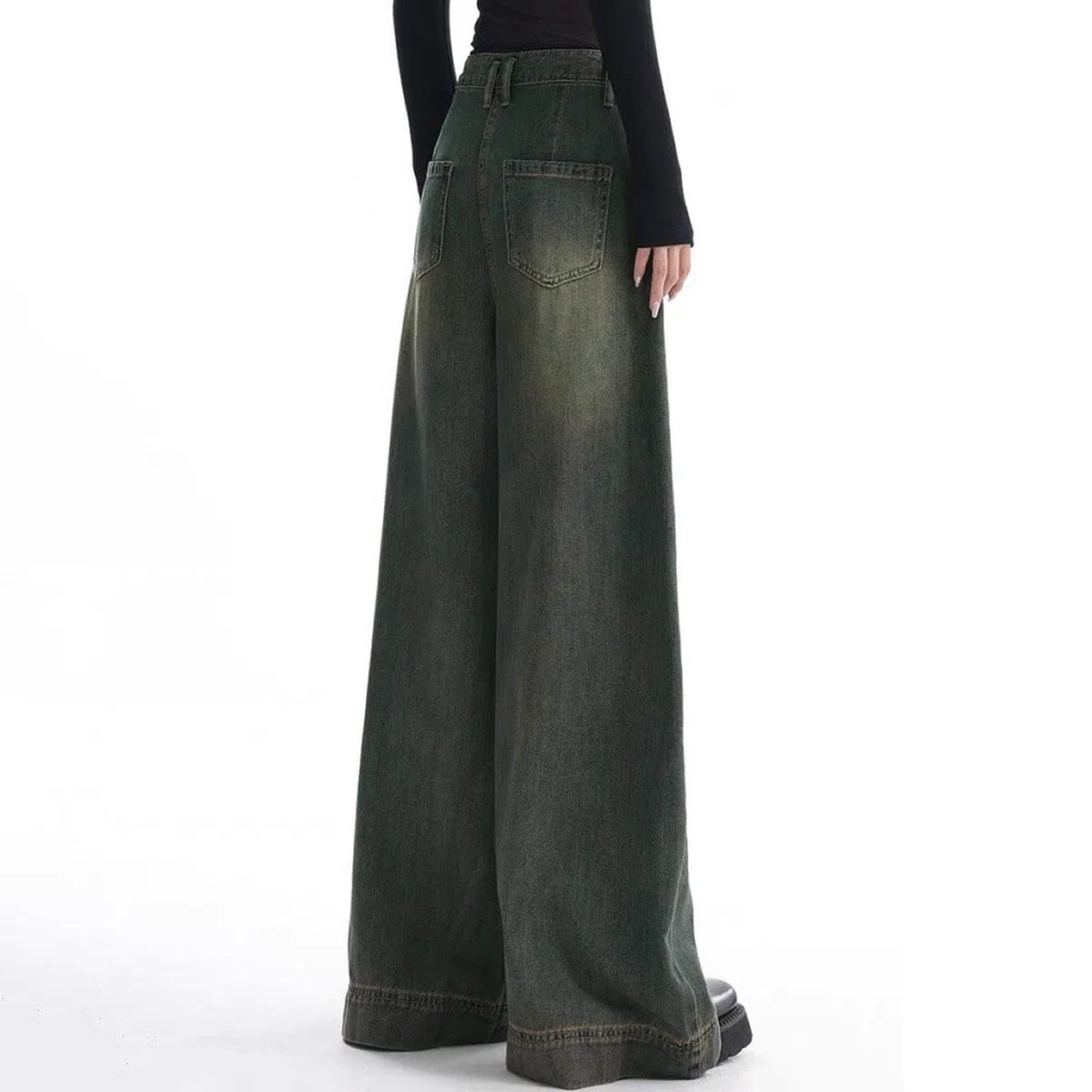Ropa Mujer Pantalón Vaquero Tejanos Baggy Pantalones Casual Tallas Grandes Vaqueros Ancho Primavera Elasticos Jeans Ligero Rectos Invierno