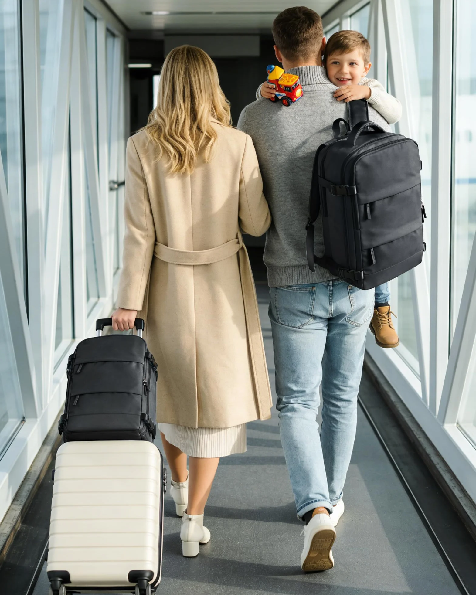 SZLX Mochila al Vacío con Bomba Equipaje de Mano 40x30x20 Ryanair Vueling Wizzair Mochila Viaje Cabina Avion 40x20x30 Mujer Maletas de Viaje Cabina Easyjet Mochila Portatil Hombre