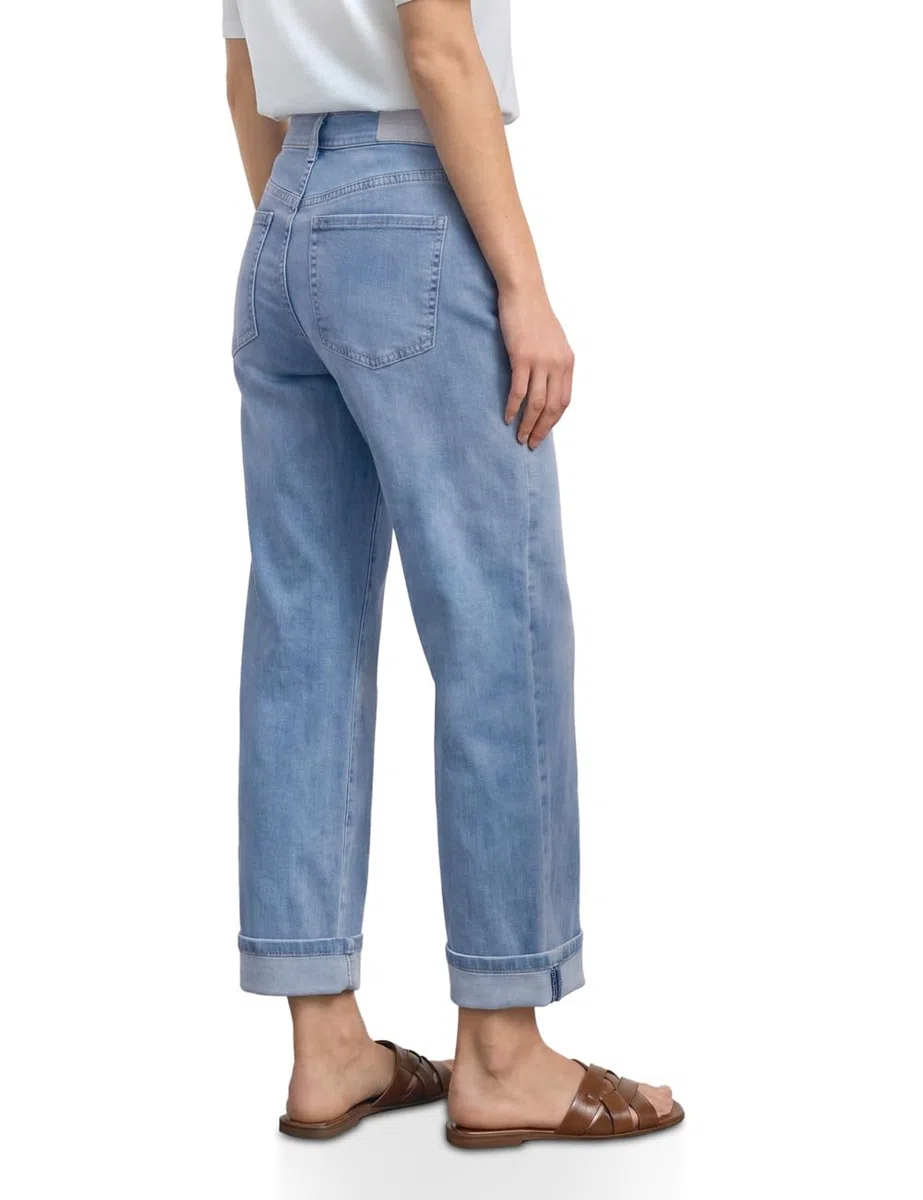 Street One 3818412 - Pantalones Vaqueros de Pierna Recta de Corte Informal con Giro Mujer