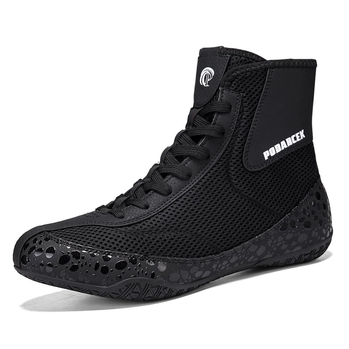 Zapatillas De Boxeo para Hombre De Caña Alta, Transpirables, con Cordones, para Entrenamiento De Boxeo, Kickboxing, Gimnasio Y Competiciones Deportivas