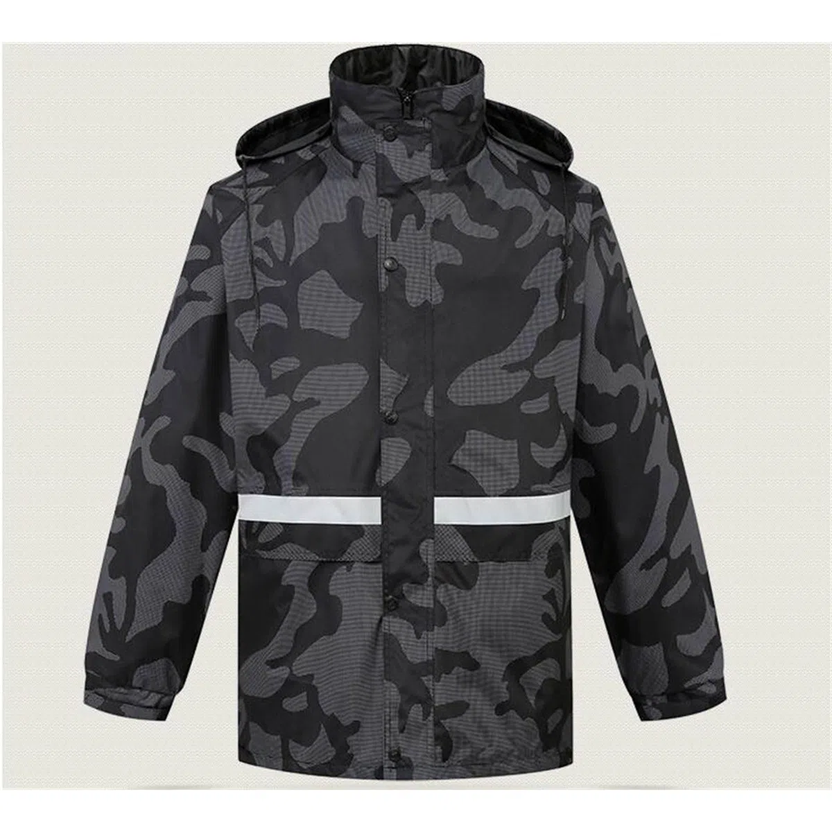Genérico 2026 Chubasquero Trajes Impermeables de Dos Niveles para Hombres Chaqueta Impermeable con Pantalones Equipo Alta Visibilidad Amazon ES