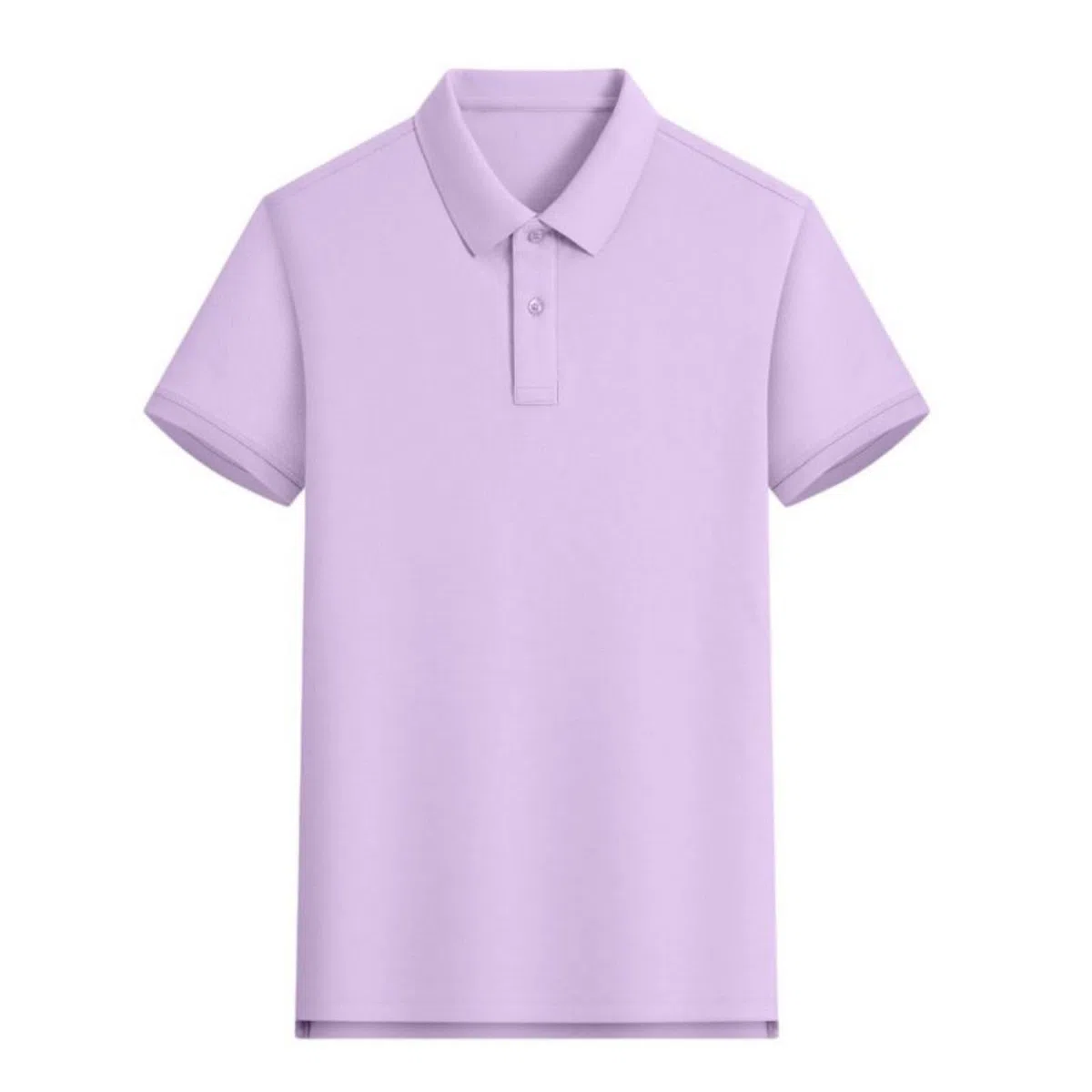 Camiseta de algodón con cuello para hombre, manga corta, ajuste recto, informal, para viajes