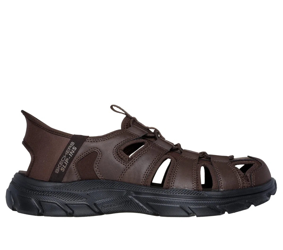 Skechers 205182 Choc Sandalia Slip-INS REVOLTED Hombre