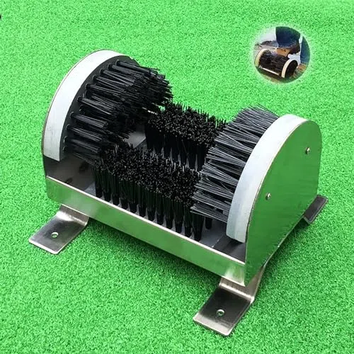 Cepillo de limpieza de botas de cerdas rígidas, elimina la suciedad y la nieve de las suelas, ideal para canchas, jardines, hogar y uso al aire libre