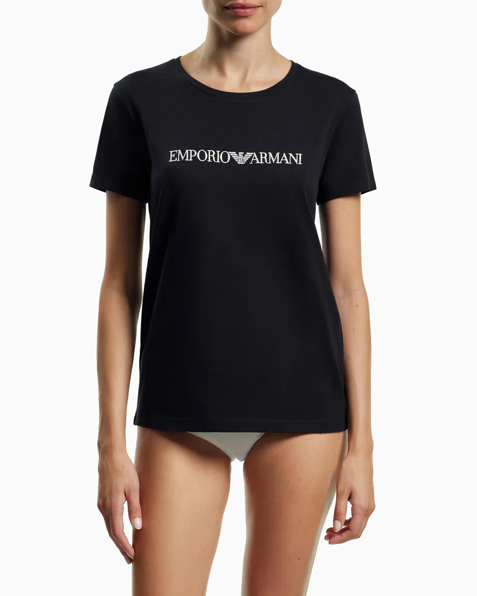 Emporio Armani Everyday Cotton T-Shirt Camiseta Mujer (Pack de 1)