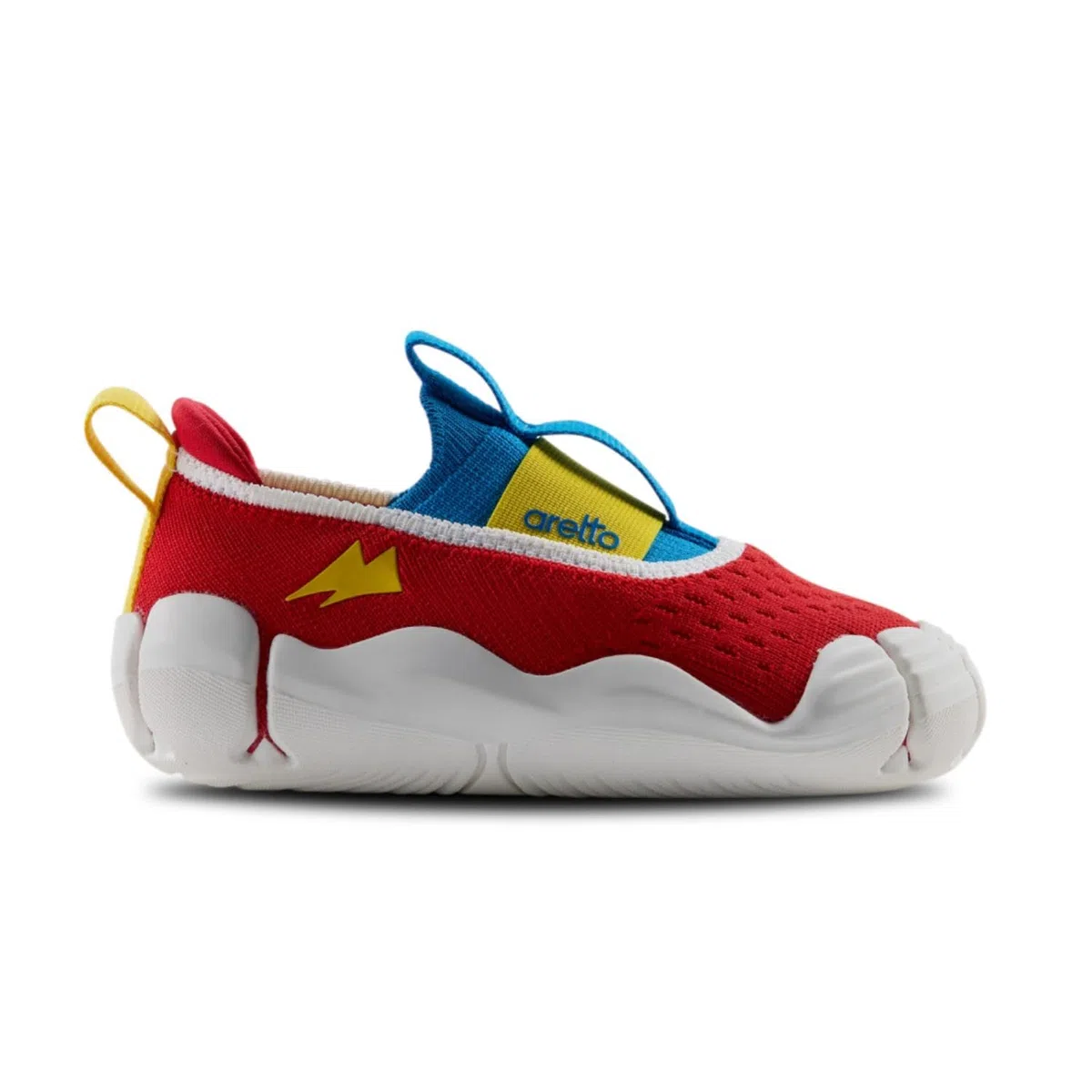 ARETTO Zapatos expandibles para niños para pies en crecimiento, calzado para niños y niñas, zapatos para bebé, zapatos para niños, zapatos de bebé y zapatos cómodos para niños, Rojo, 12-24 Months