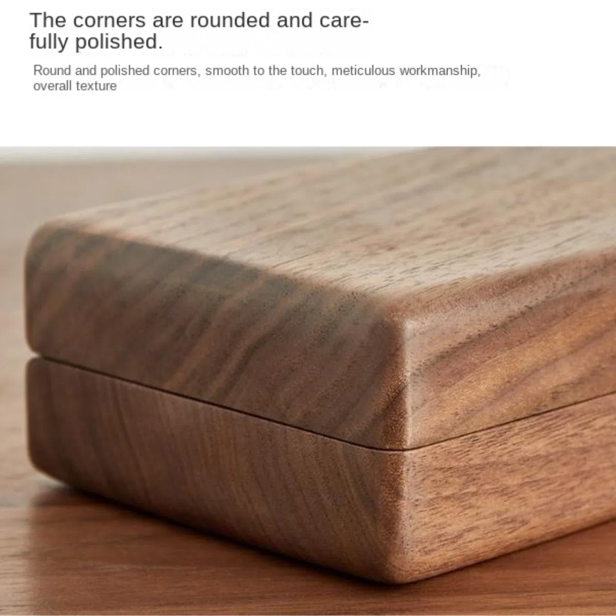 Joyas Caja Gabinete De Joyería Madera Maciza Caja Almacenamiento Anillos Y Pendientes Aniversarios(Brown1)
