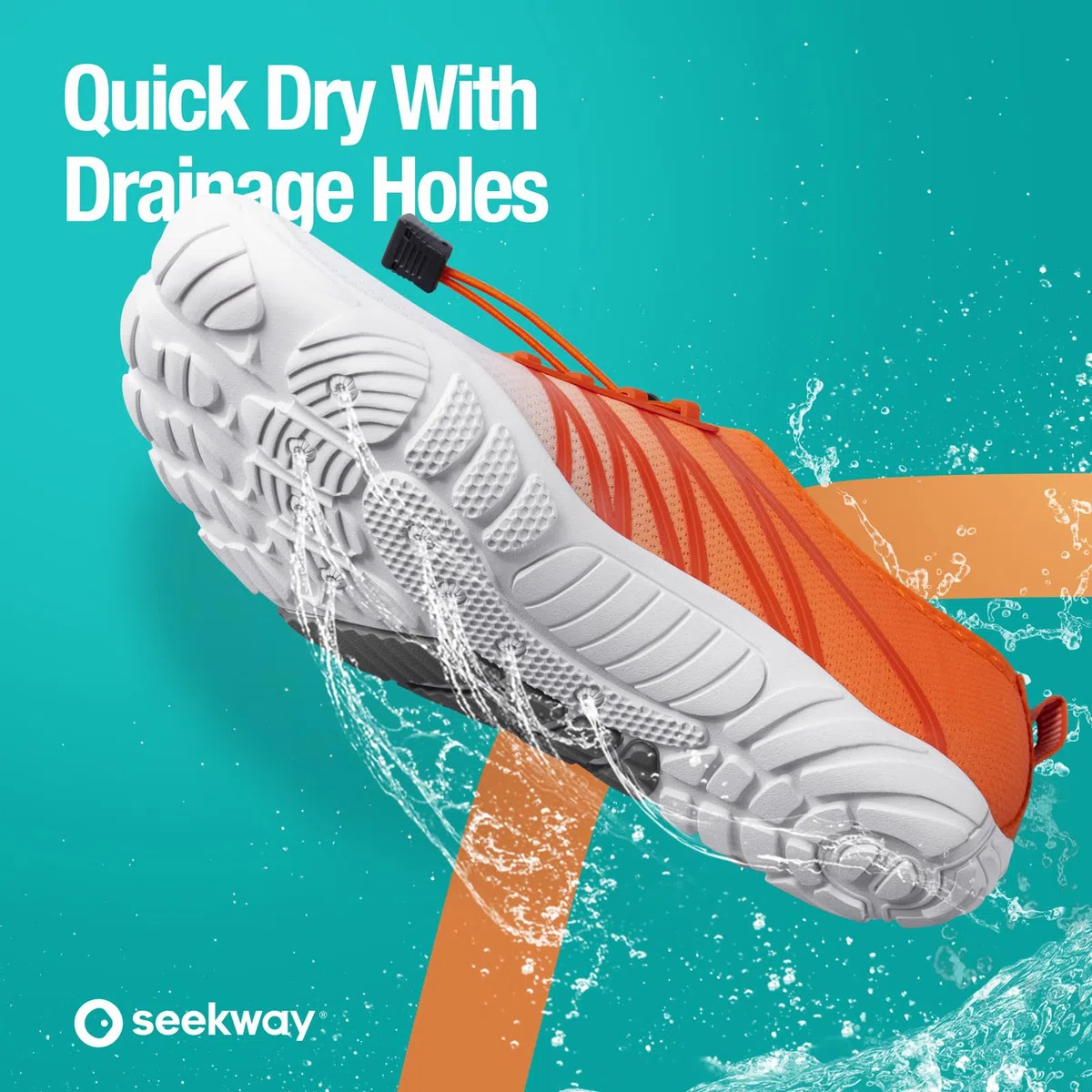 SEEKWAY Water Shoes Women Men Adult Quick Dry Aqua Socks Barefoot Non Slip for Beach Swim River Pool Lake Surf