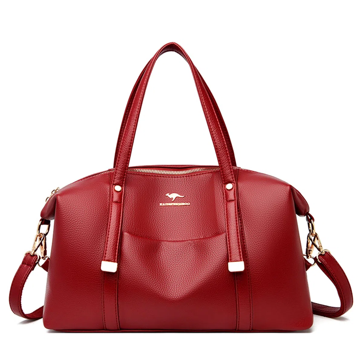 通用 Bolsos de cuero para mujer Bolsos de hombro para mujer Bolsos Bolsos de diseñador de lujo para mujer,Red,36 * 26 * 14CM
