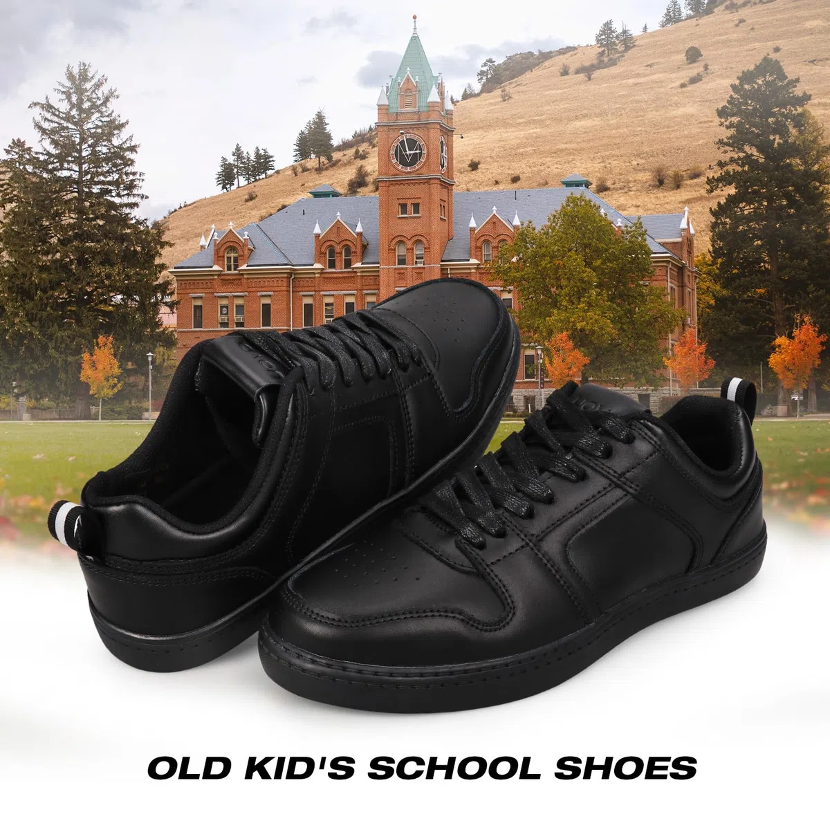 UOVO Zapatos Casuales Hombre — Transpirables, Suela Antideslizante y Plantilla amortiguada — Estilo Zapatos de Cuero/Zapatillas Deportivas, Tallas 43