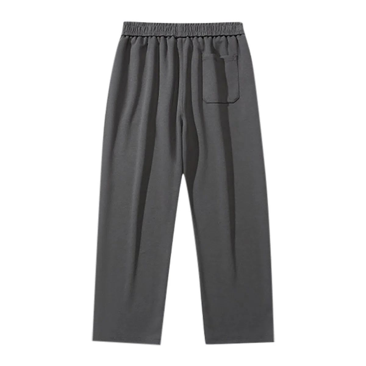 Pantalon Chandal Ancho Hombre,Pantalones Deportivos Casuales De Pierna Ancha Y Rectos De Polar Holgados De Color SóLido para Hombre