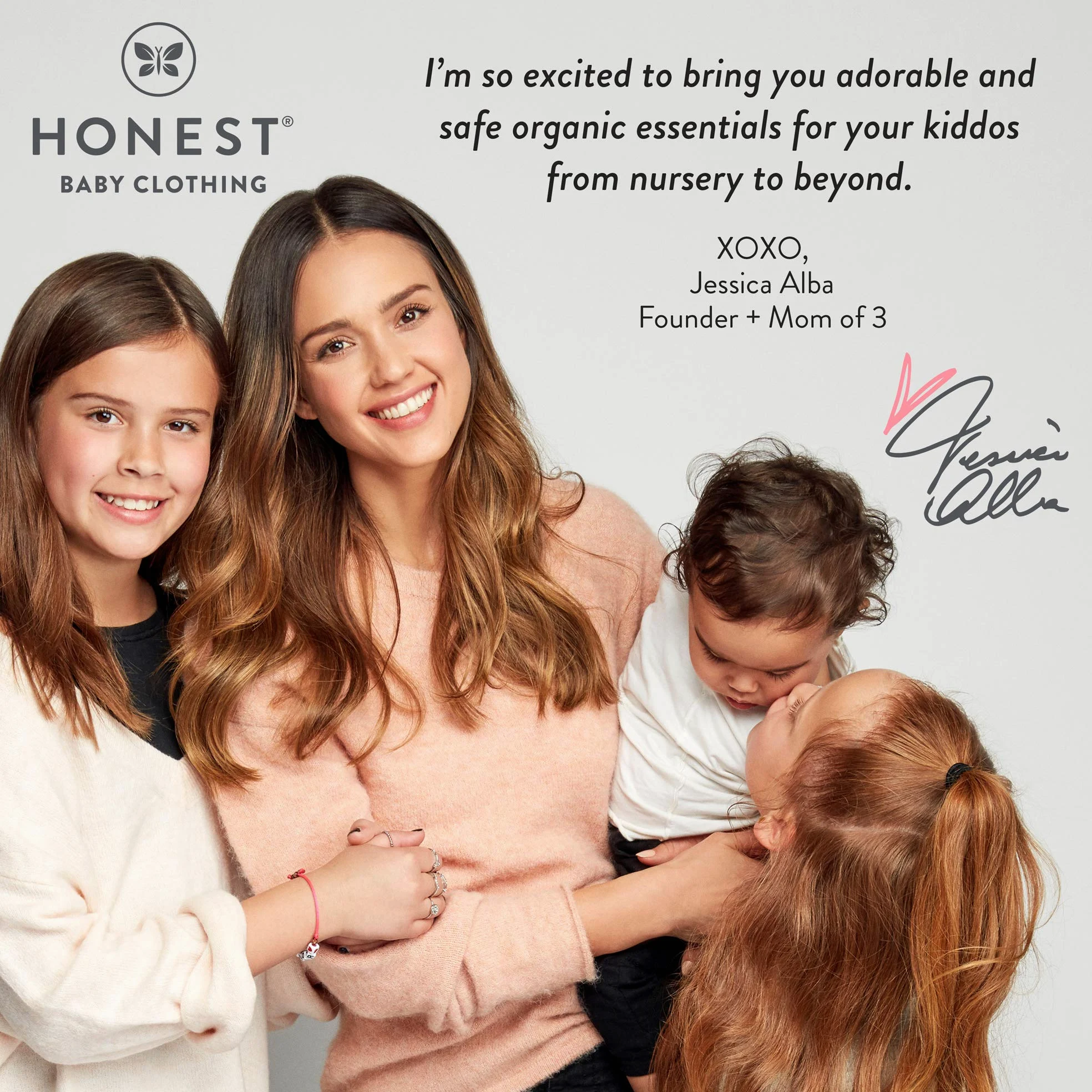 HonestBaby 10-pack Organic Cotton Long Sleeve Bodysuits Conjunto de playeras para bebs y nios pequeos Unisex bebé
