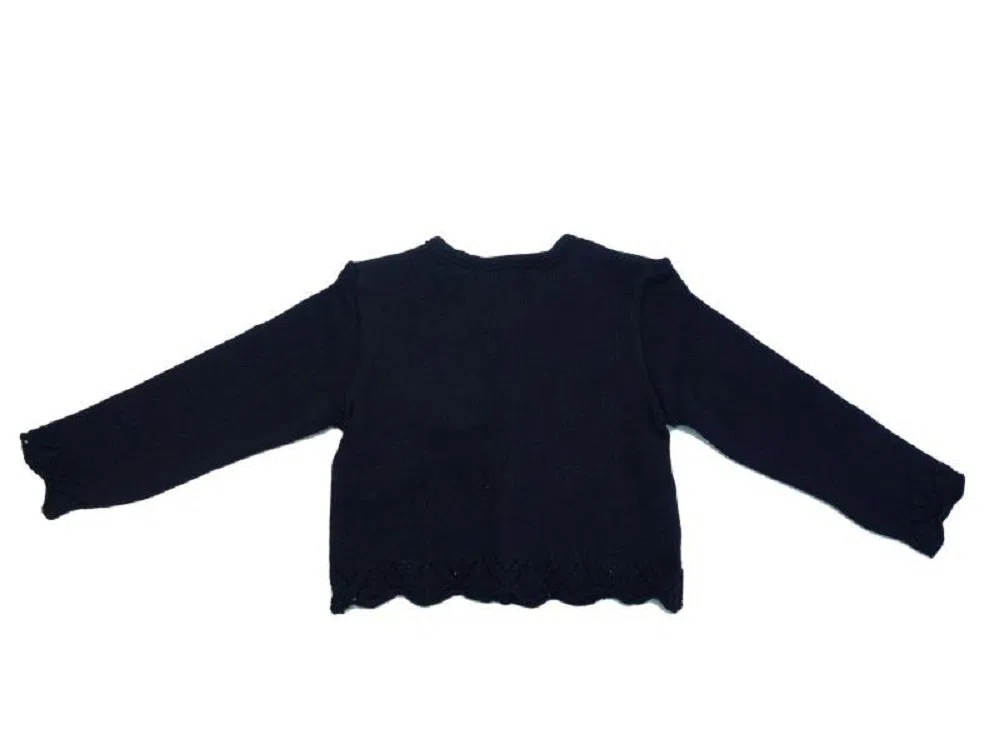 Trend-Promotion Austria Chaqueta de punto para niña negro talla 68 – 92 negro 74 cm