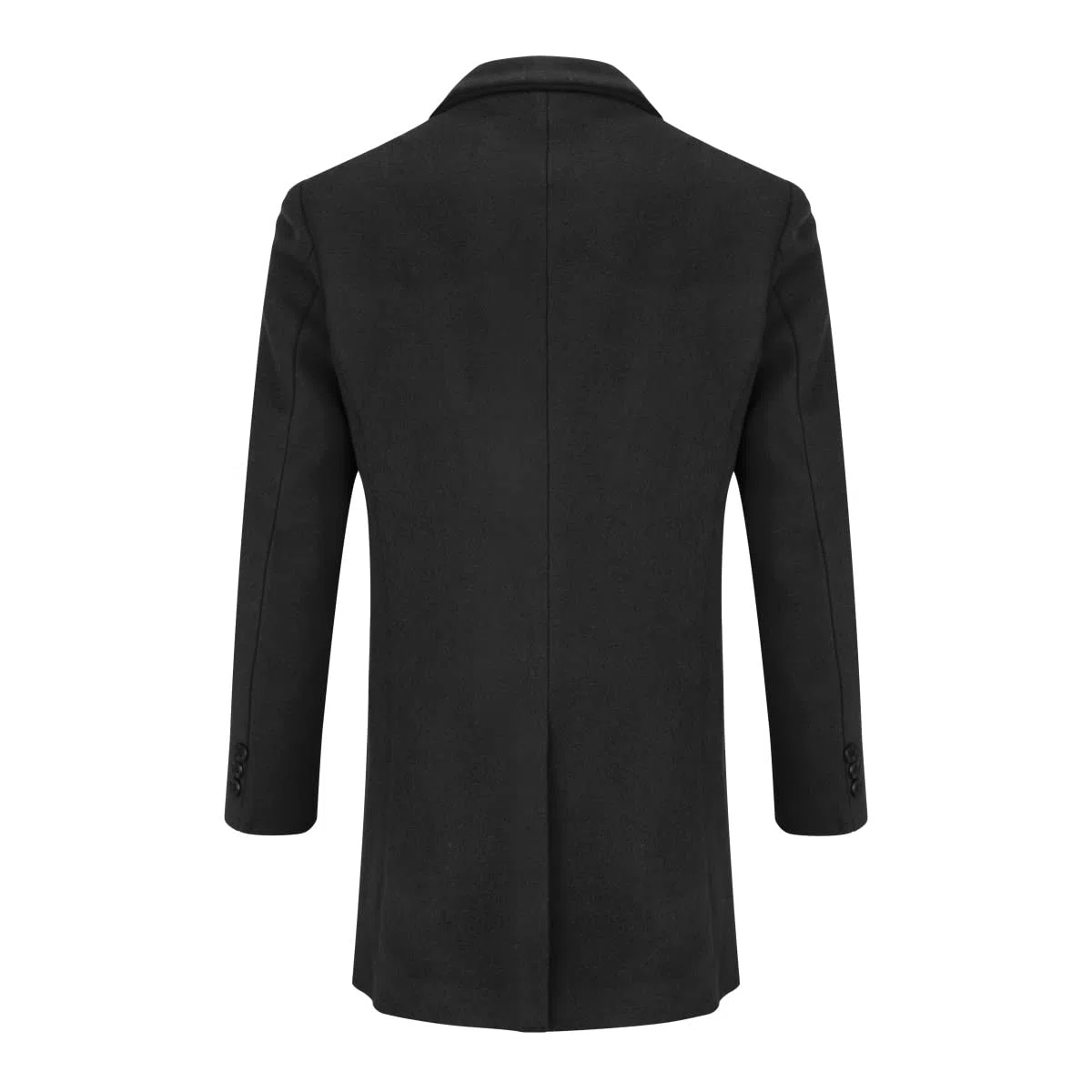 Allthemen Abrigos Hombre Chaqueta de Lana Invierno Larga Trench Coat Hombre Caliente Slim Dos Botones Abrigo Parka A Prueba Viento
