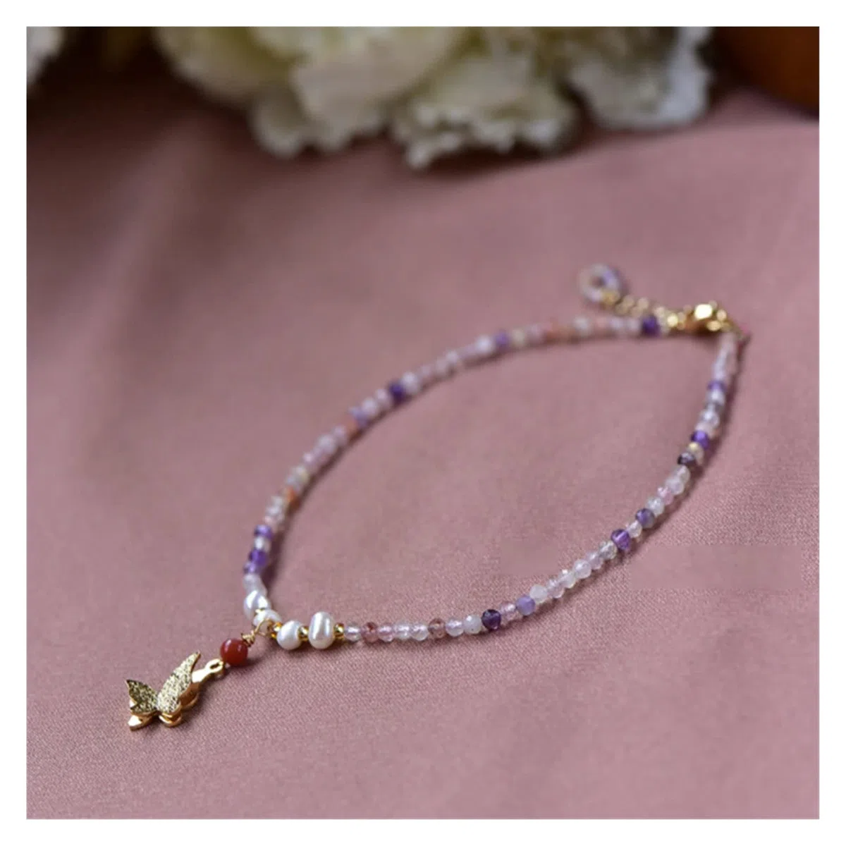 Pulseras de Tobillo Tobillera de Mujer Tobillera de Cadena de pie con Dije de Mariposa para Mujer Accesorios de joyería de Playa Tobilleras de Mujer