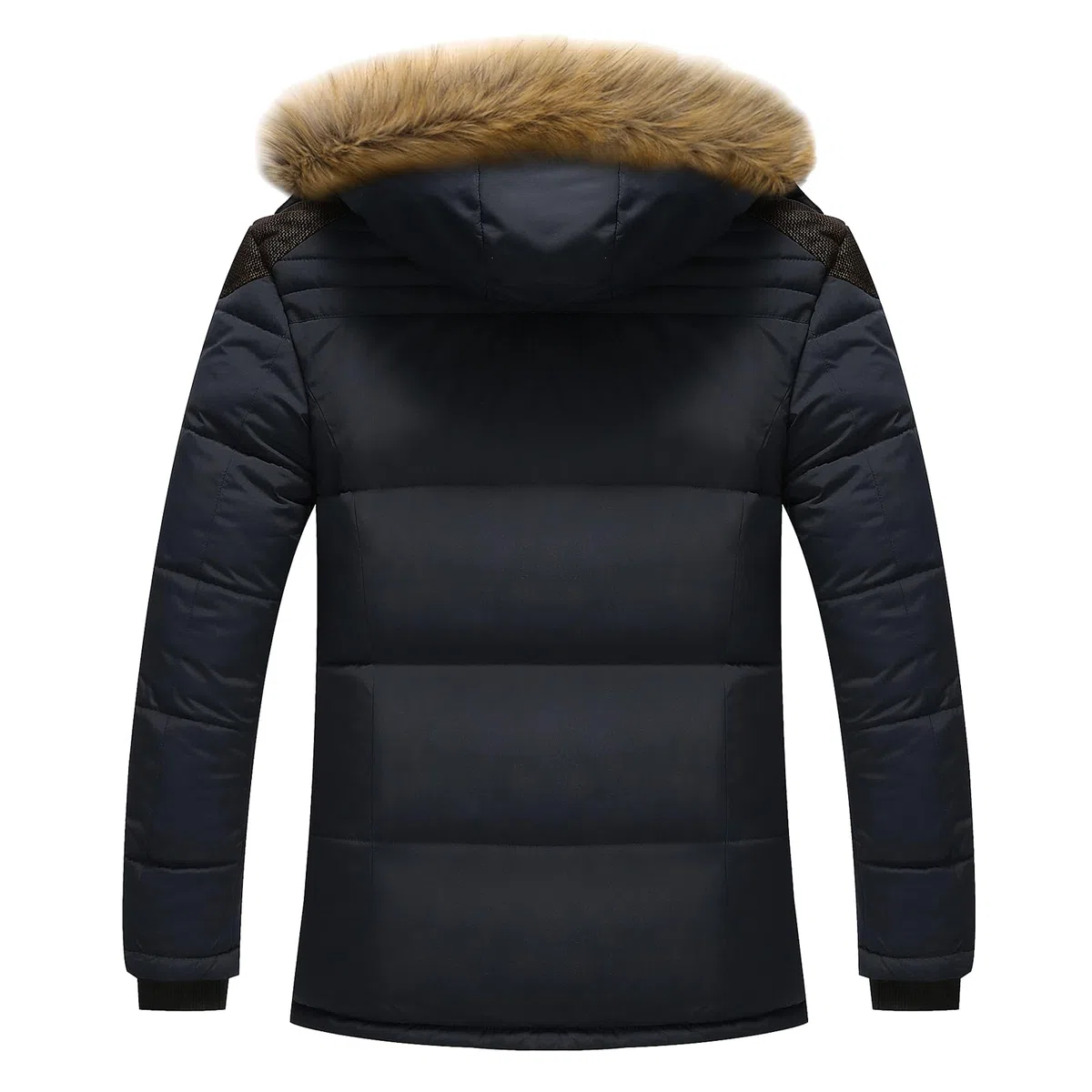 amropi Abrigo para Hombre Parka Forro Polar Chaqueta con Capucha Invierno Cálida Cazadora