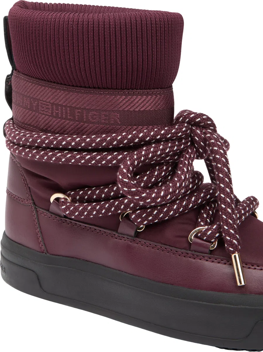 Tommy Hilfiger Snow Boot Water Repellent Fw0fw09260, Botas para Exteriores Mujer