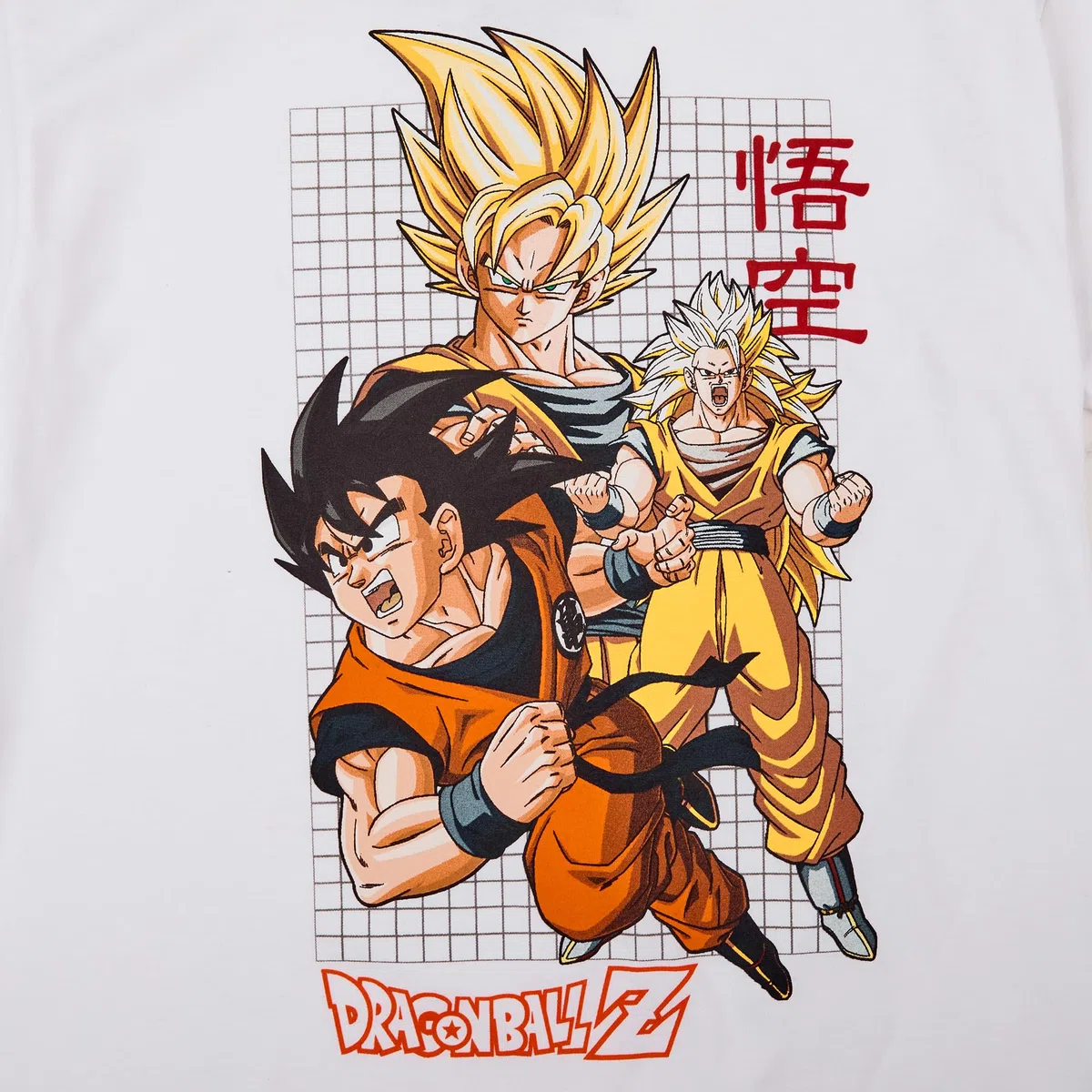Dragon Ball Z Character Art - Juego de 3 camisetas de manga corta con cuello redondo para niño