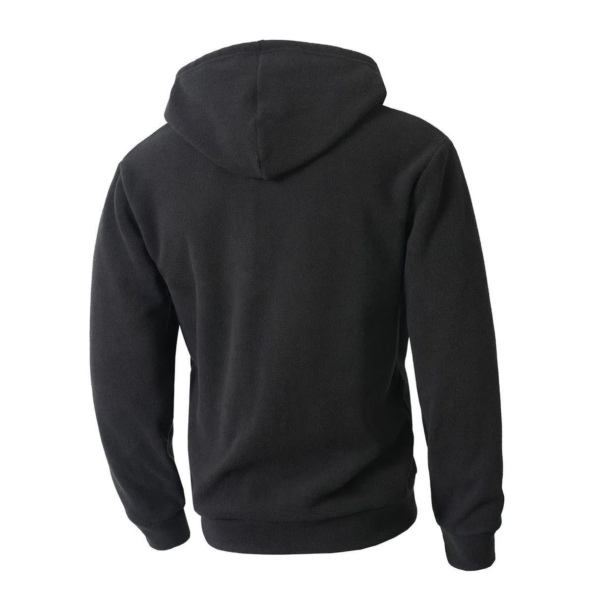 Ropa Anti UV Hombre Sudadera con Capucha Y Cremallera De Un para Hombre, Forro, Manga Larga, Estilo Oversize, Cálida, Bolsillo. Sudaderas Azul (Black, L) Deporte Caza Camiseta Sin
