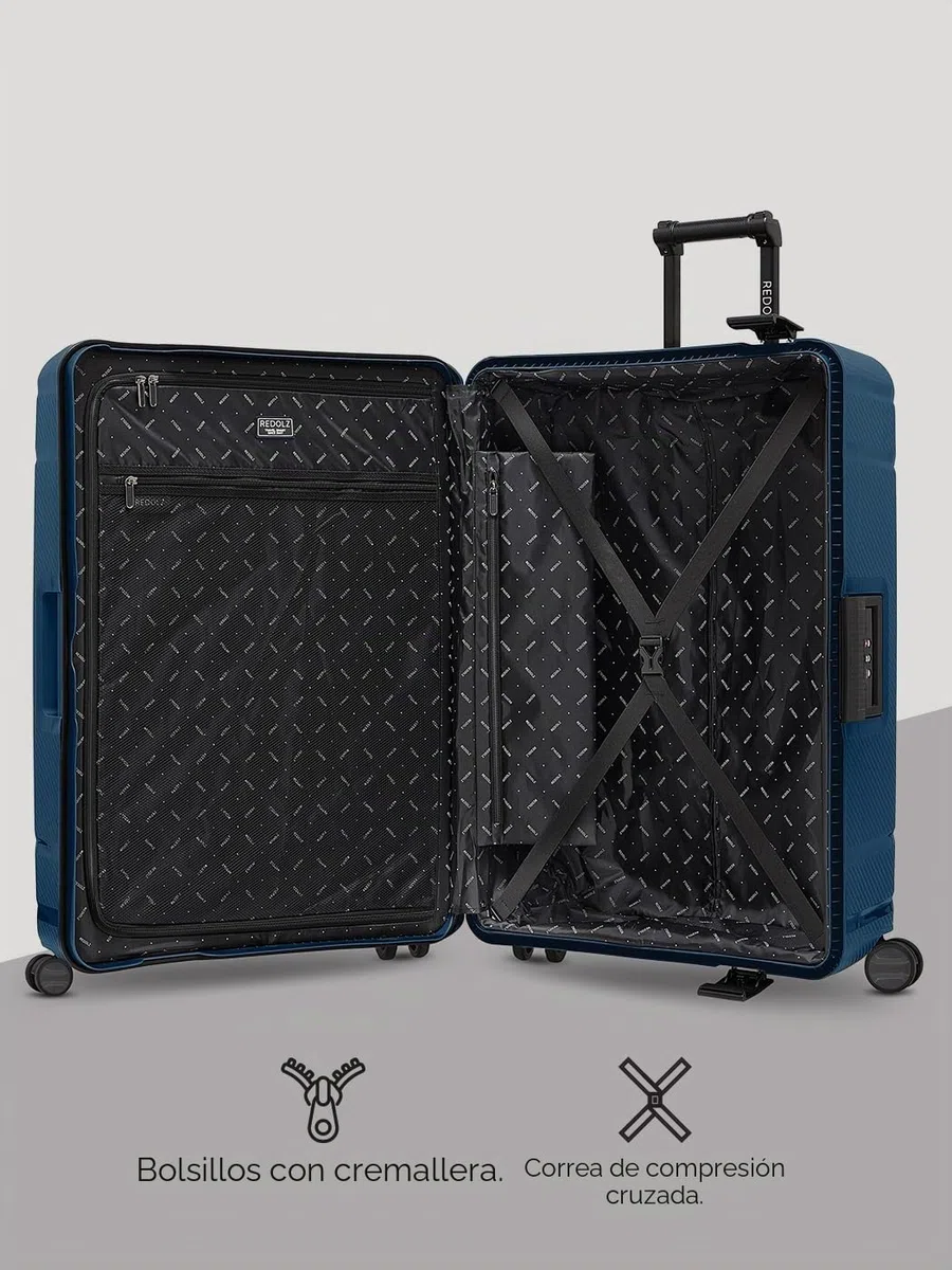 REDOLZ Essentials 15 Productos habituales, azul marino, L (75 cm)