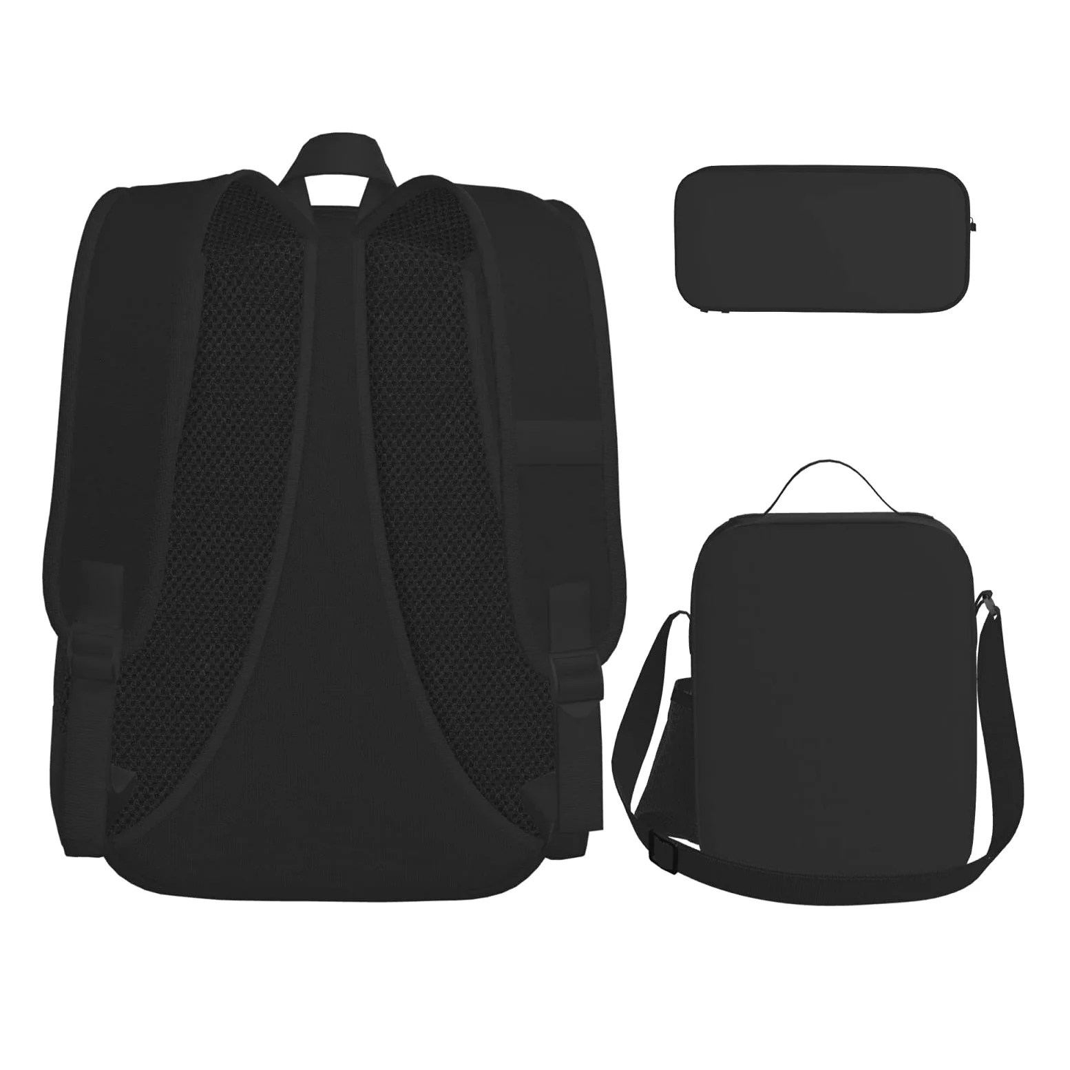 Dala Painting - Juego de mochila de almuerzo 3 en 1, bolsa de viaje para viajeros, bolsa de almuerzo aislada para el trabajo con funda para laptop