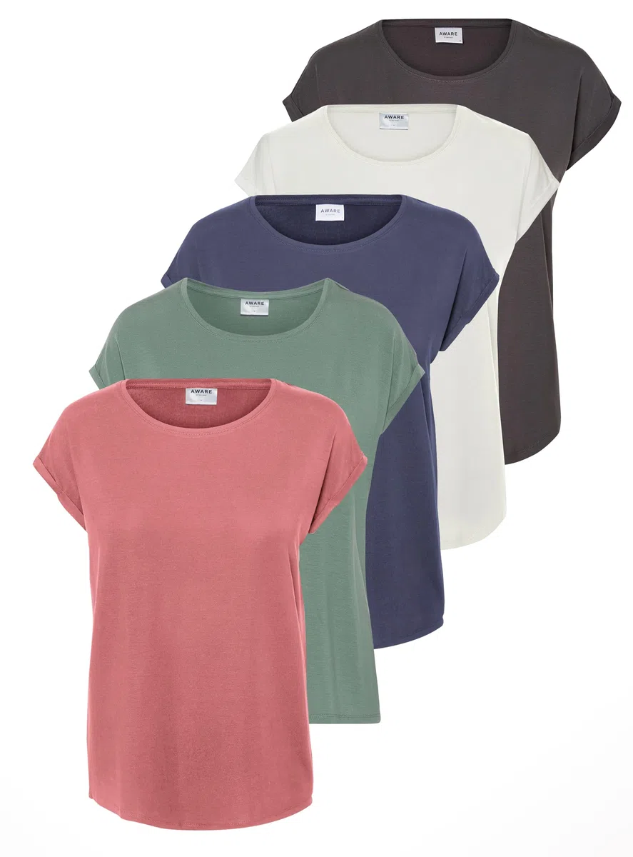 VERO MODA Vmmaxi My SS Soft U-Neck Noos Camiseta para Mujer