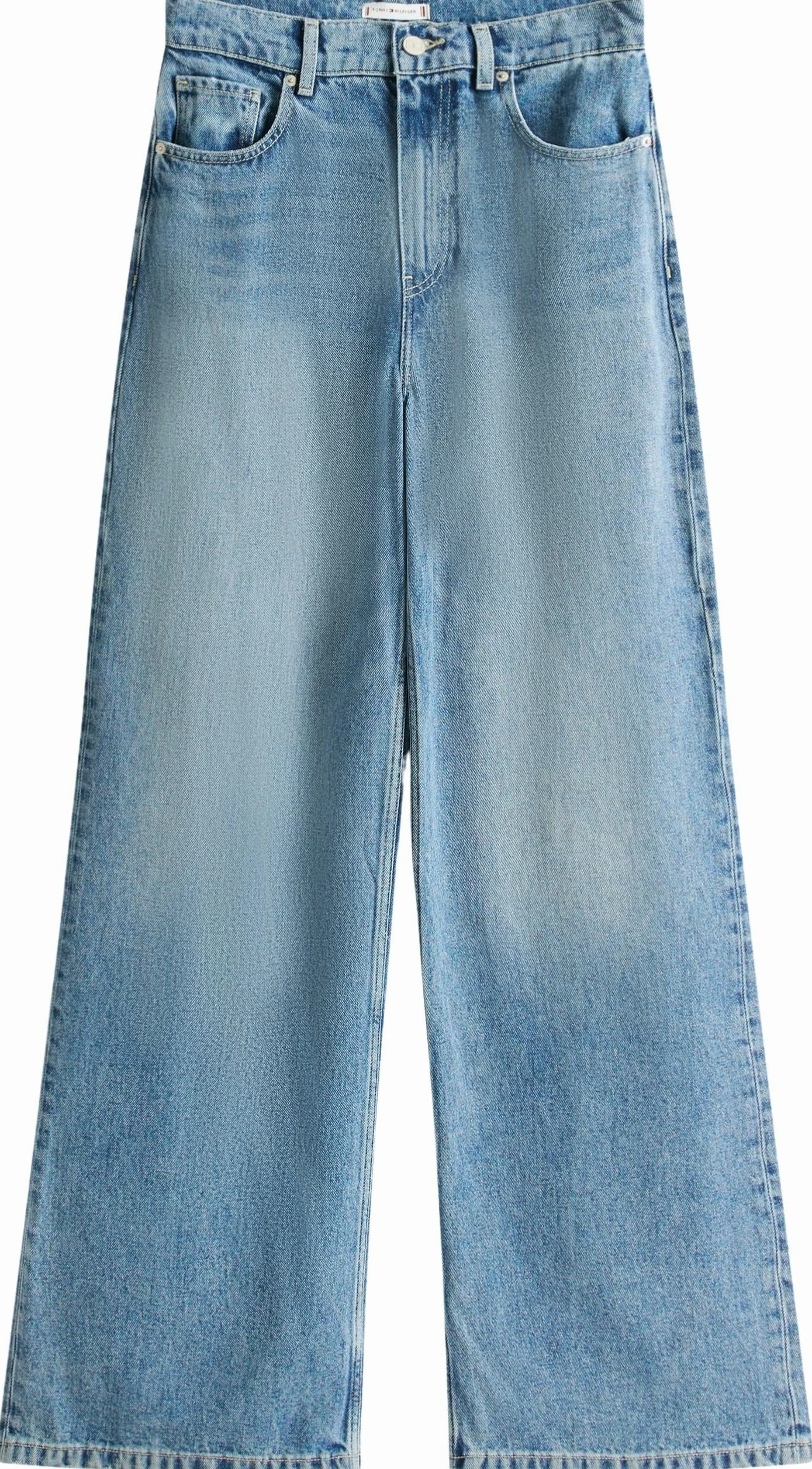 Tommy Hilfiger Vaqueros Mujer Lana Wide Leg Talle Alto