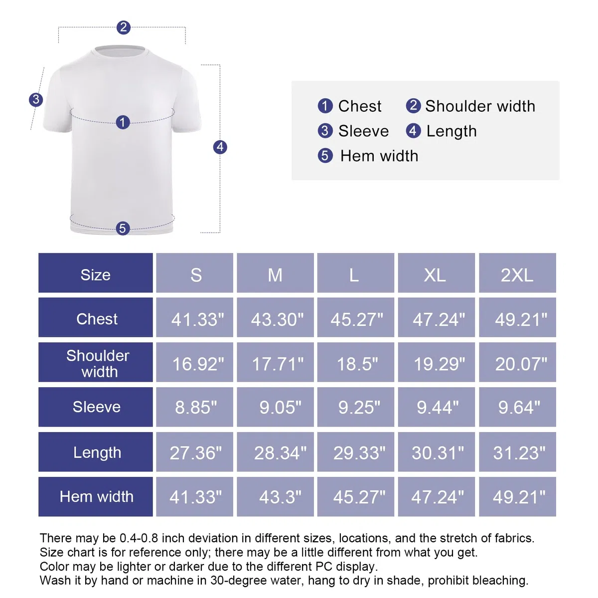 Bamboo Cool Th23m-301 Camiseta Hombre (Pack de 3)