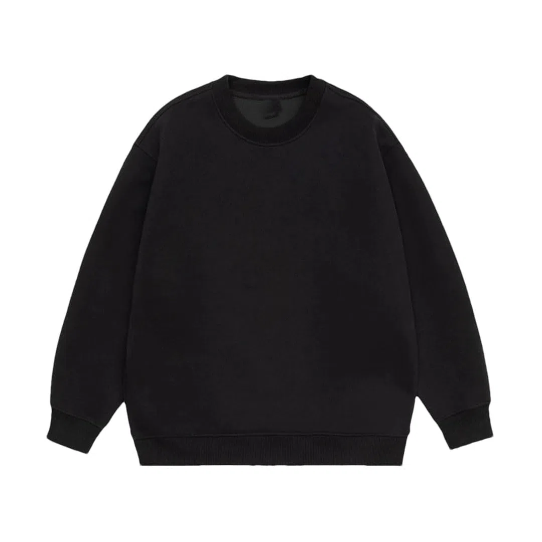 Suéter japonés bordado con estampado pequeño para hombre, estilo retro, estilo callejero, holgada, de manga larga