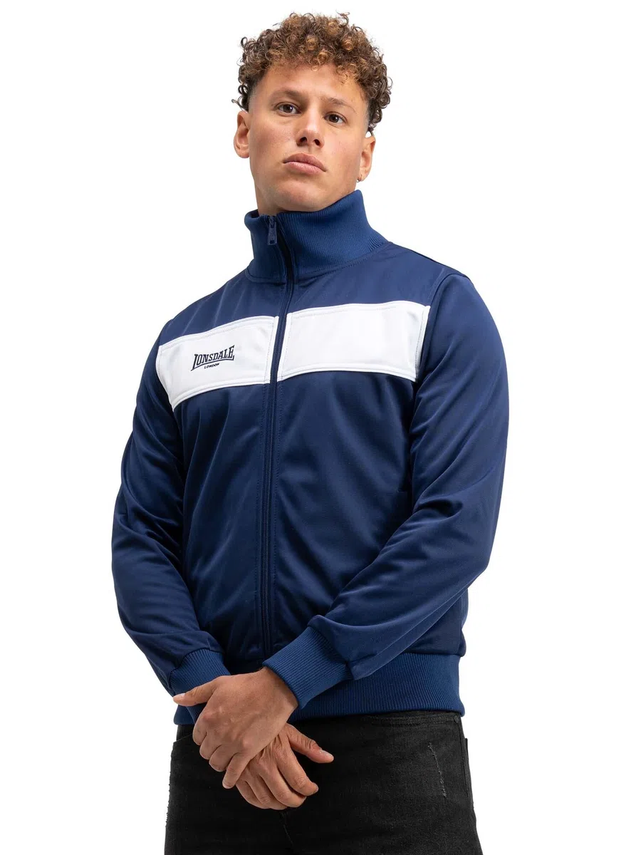 Lonsdale London Alnwick Hombre Chándal Negro 100% poliéster