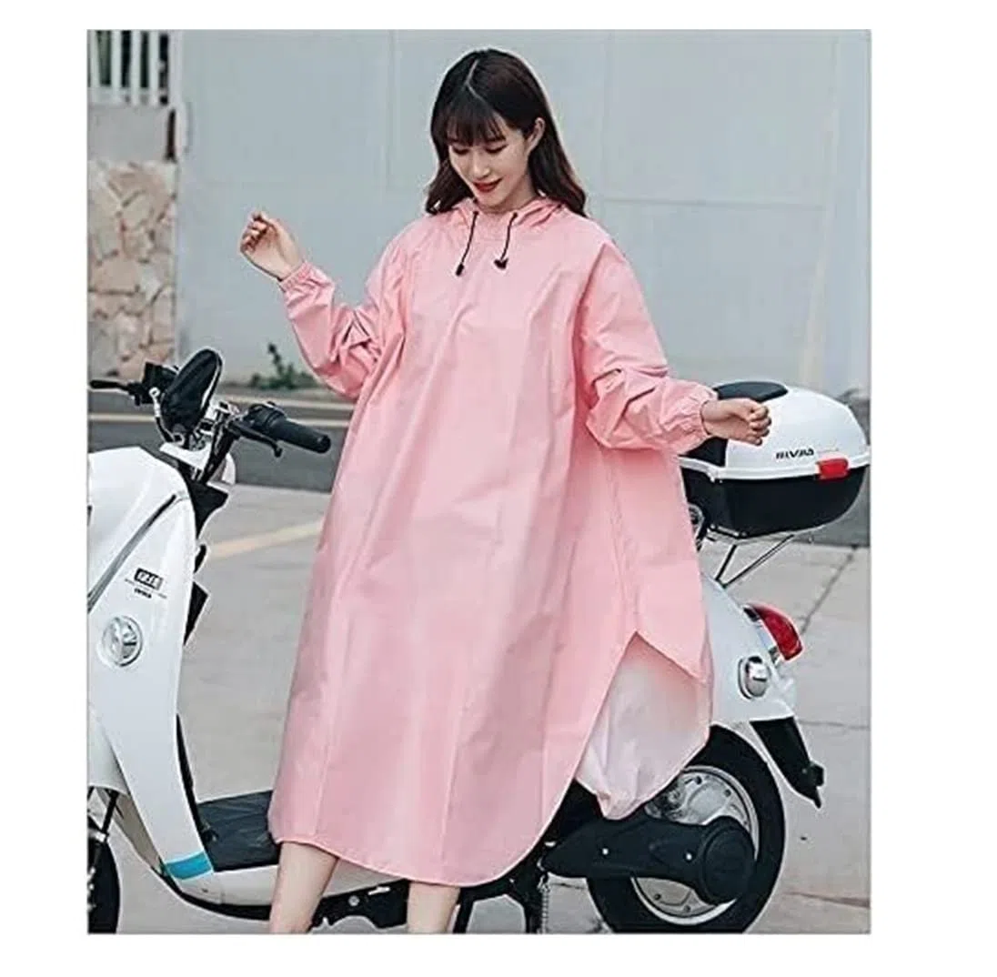 Capa de Lluvia Reutilizable Poncho Impermeable Para Ciclismo Para Mujer, Delgado Y Portátil, Para Viajes Al Aire Libre, Camping, A Prueba De Viento Ropa de Agua para Exteriores