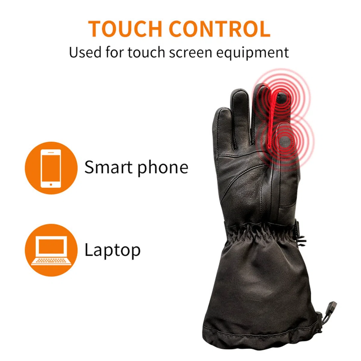 CHEWYNP Guantes térmicos con batería eléctrica para Hombres y Mujeres, Guante Calentador de Manos con batería para Interiores al Aire Libre para Escalar Senderismo Ciclismo, Guantes térmic