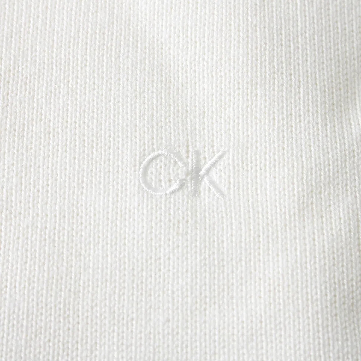 Calvin Klein Su�TER Campus 1/2 Cremallera Hombre - Blanco - XL