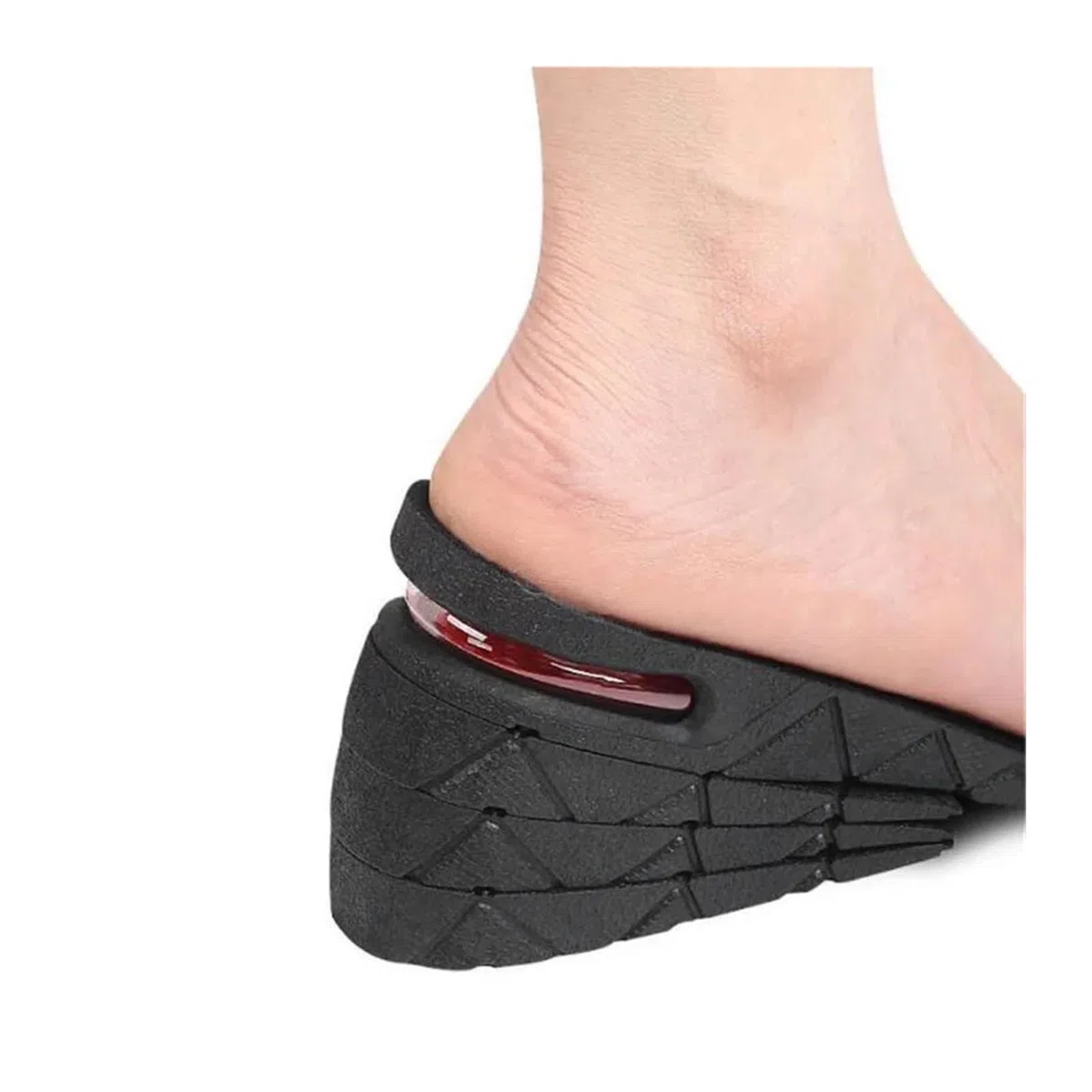 Plantillas para aumentar la estatura 3 pares de plantillas aumento altura for hombres y mujeres, zapatos con elevador, cojín, zapatillas deporte unisex, inserto elevación del talón(Heighten 7.5cm)