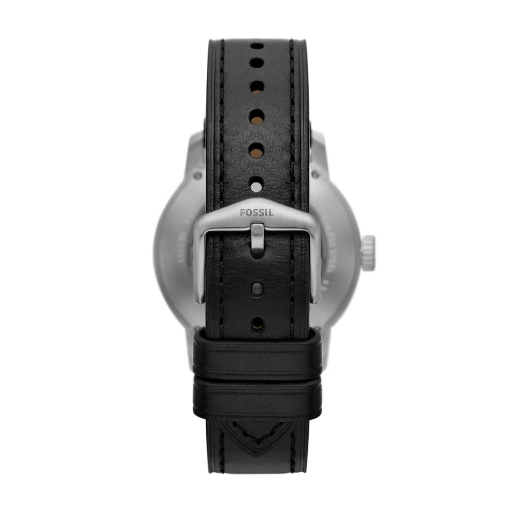 Fossil Mickey Mouse Reloj Unisex Adulto, Movimiento Automático con Correa de Acero Inoxidable O Cuero
