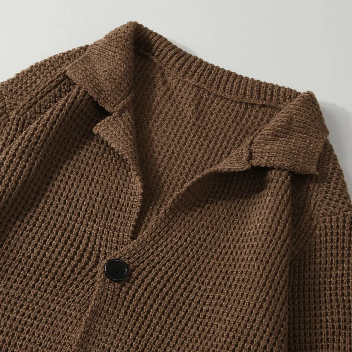 Cardigan Punto Botones Hombre, Botones Chaqueta Hombre Básico Suéter De Punto De Manga Larga Invierno Cálido Slim Fit Jerséis Cárdigan con Cuello Chal Suéter Otoño Invierno