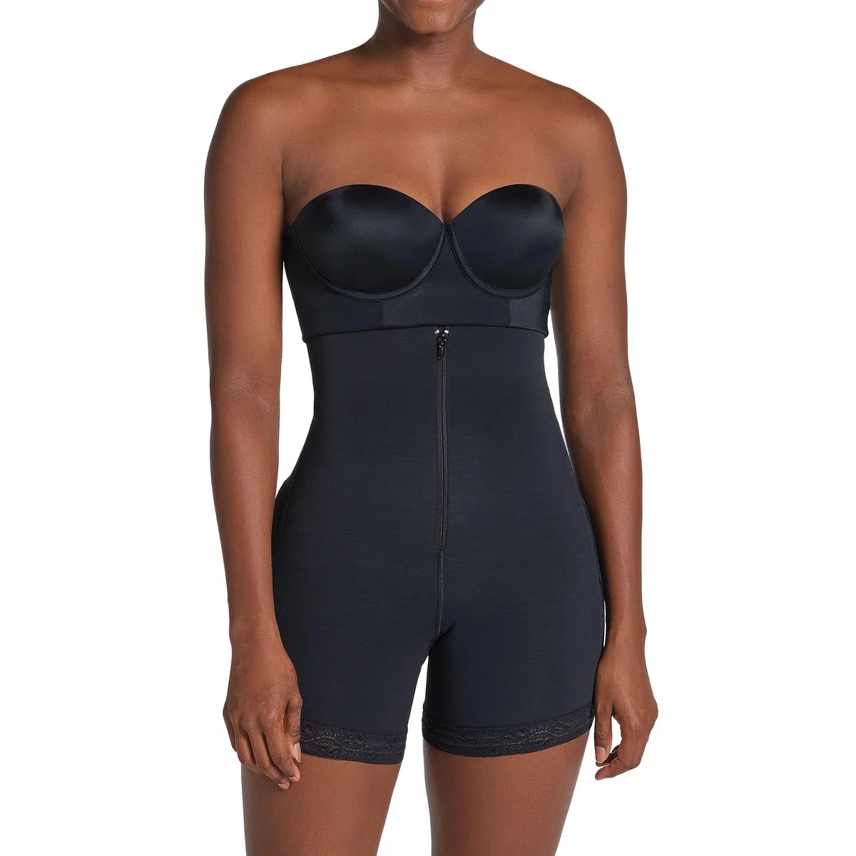 Leonisa Body Short Moldeador Reductor para Mujer - Fajas Colombianas Busto Libre