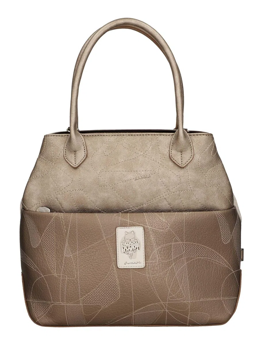 Anekke bolso bandolera Sophia Short Handle Bag Multicolor crema