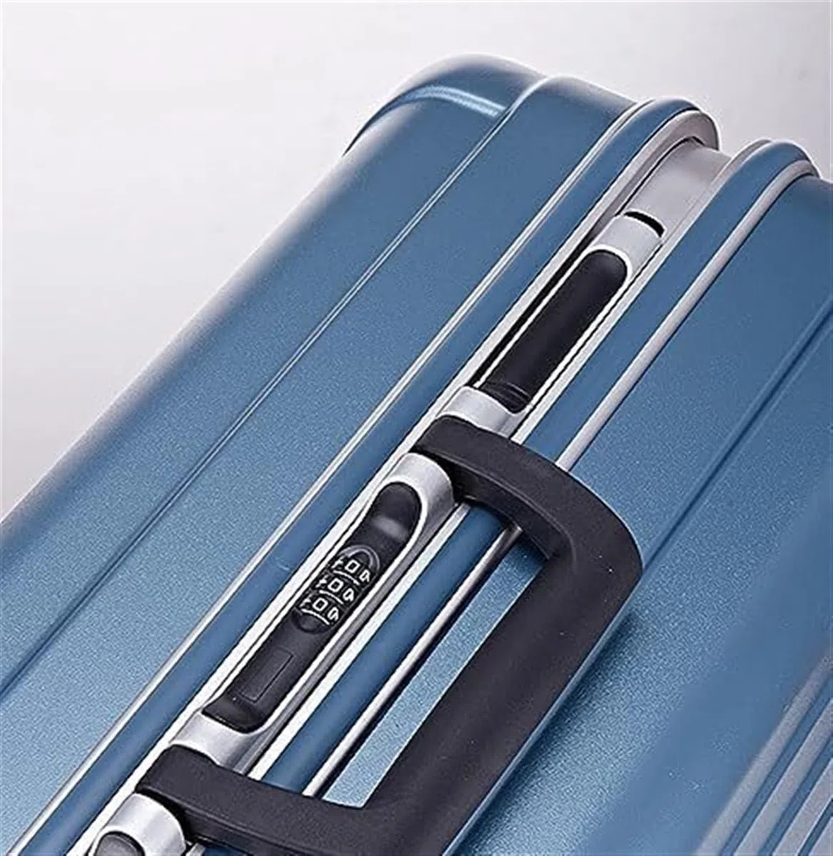Maleta Equipaje Maleta con Ruedas De Aleación Aluminio Maletas Rayas Gruesas Duradera Portátil Equipaje de Mano(D,20inch)