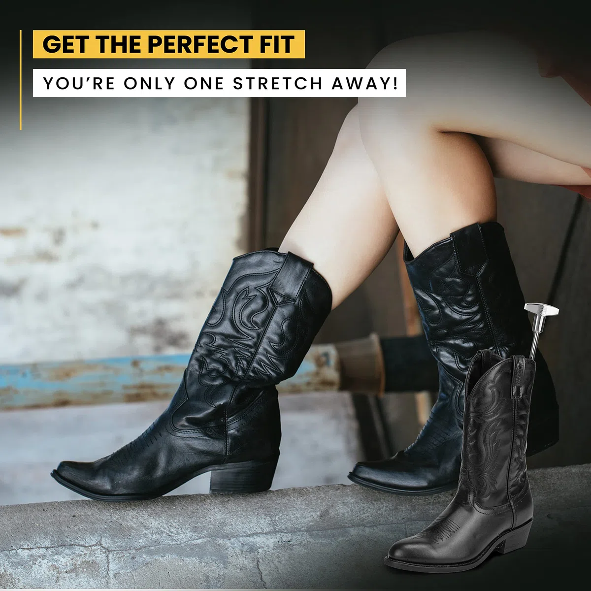 HOUNDSBAY Bloodhound - Estirador profesional de botas vaqueras occidentales para hombres y mujeres, ensanchador de zapatos para botas de vaquero