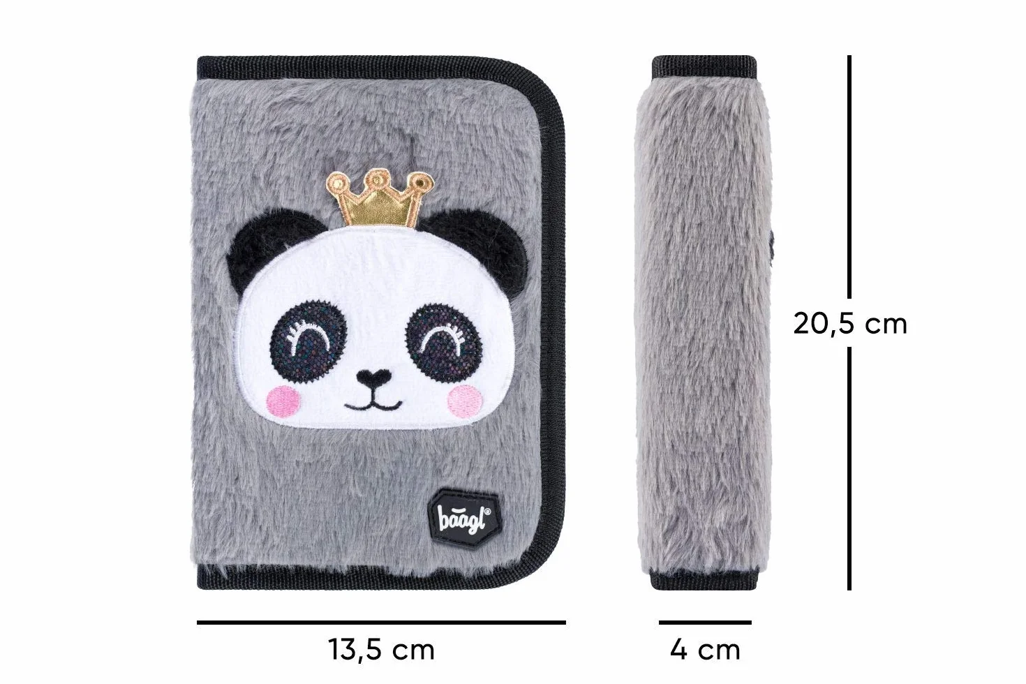 Baagl - Mochila Escolar para niña con Cremallera a Partir de la 1ª Clase, Mochila Escolar Primaria con Correa para el Pecho, Mochila ergonómica