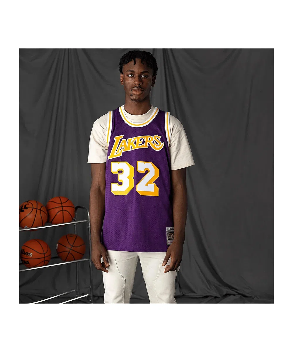 Mitchell & Ness 2.0 La Lakers Camisa Unisex Adulto