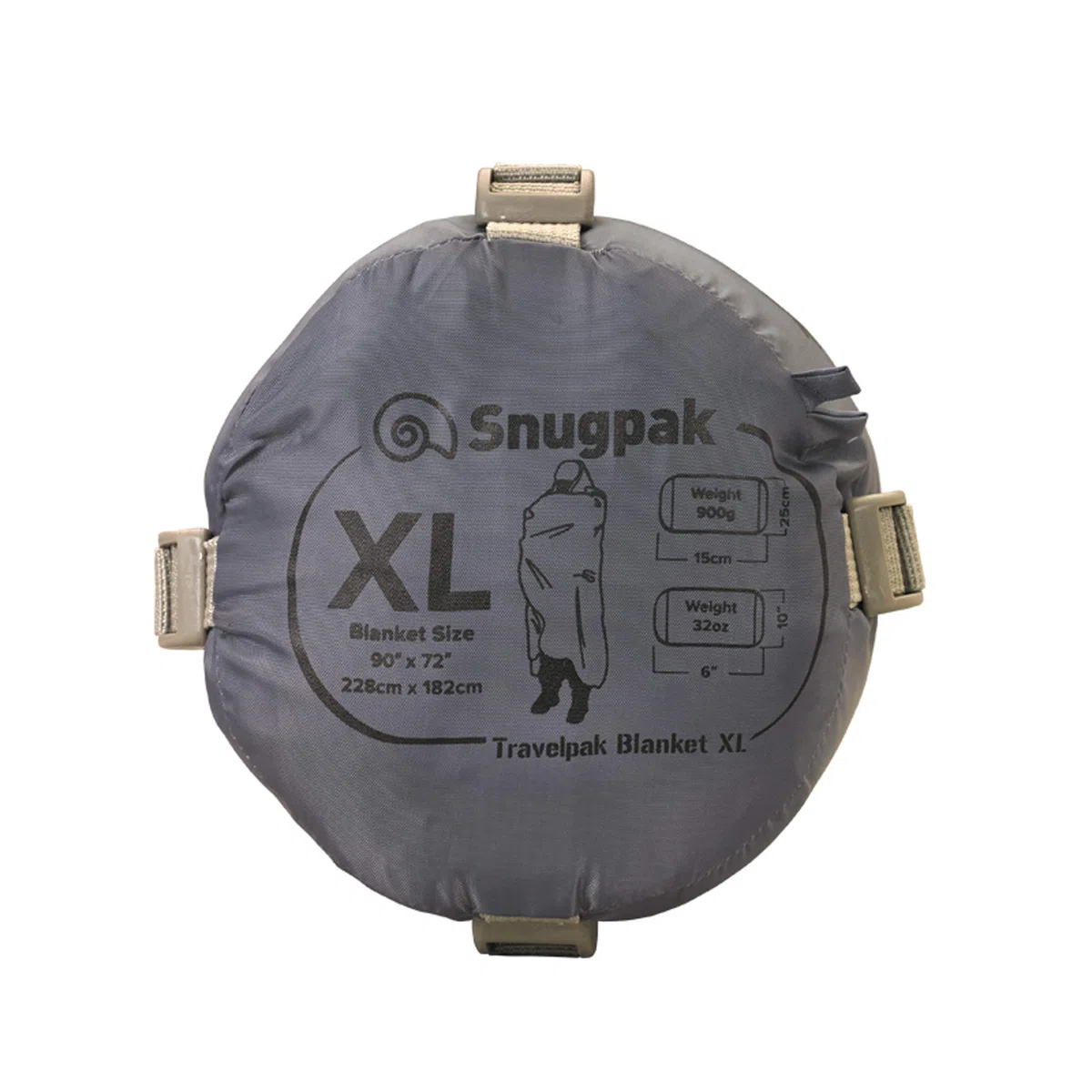 Snugpak 98860 Carrete de Pesca, Lanzamiento de Cebo, caña de Pescar, Unisex, Pebble Grey, Oversized 90 x 72