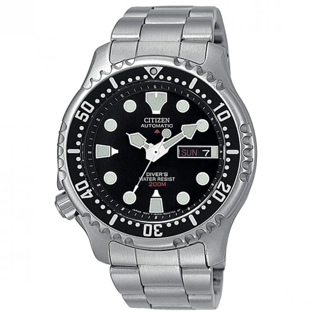 Citizen NY0040-50E - Reloj analógico automático para Hombre, Correa de Acero Inoxidable Multicolor