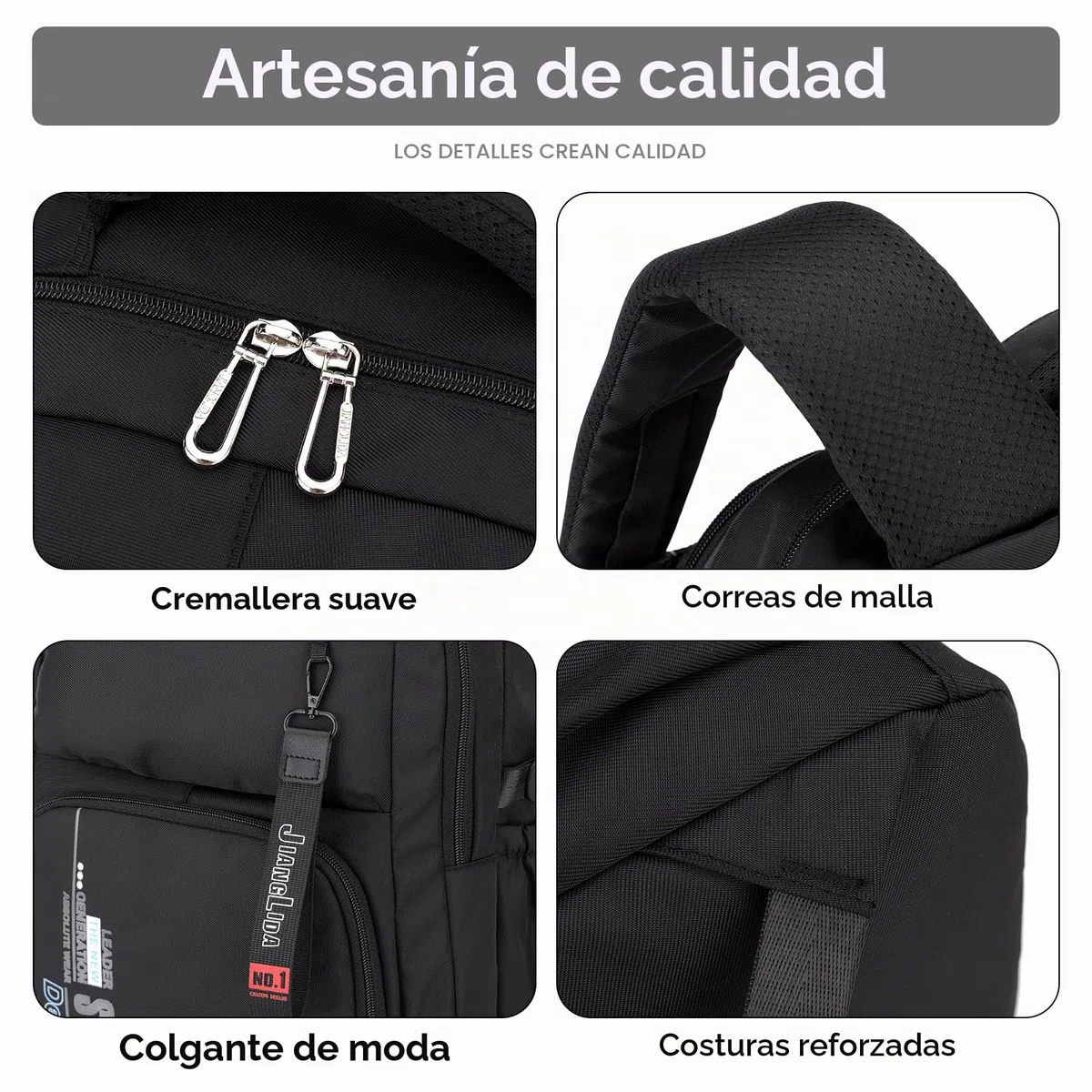 Tanou Mochila con Ruedas para Adolescente, Mochila Instituto Chico de 36 Litros Impermeable, Mochila Trolley Escolar Grande con Carrito Desmontable para Viaje