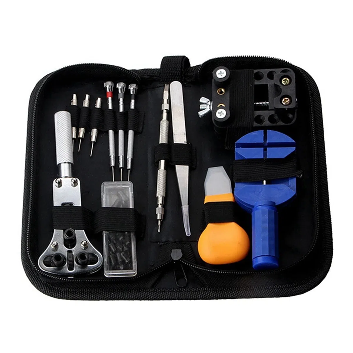 2 unids/set soporte de movimiento de reloj base fija multifunción con kit de herramientas de reparación de reloj profesional Herramientas de reloj Kit de herramientas de reparación de relojes