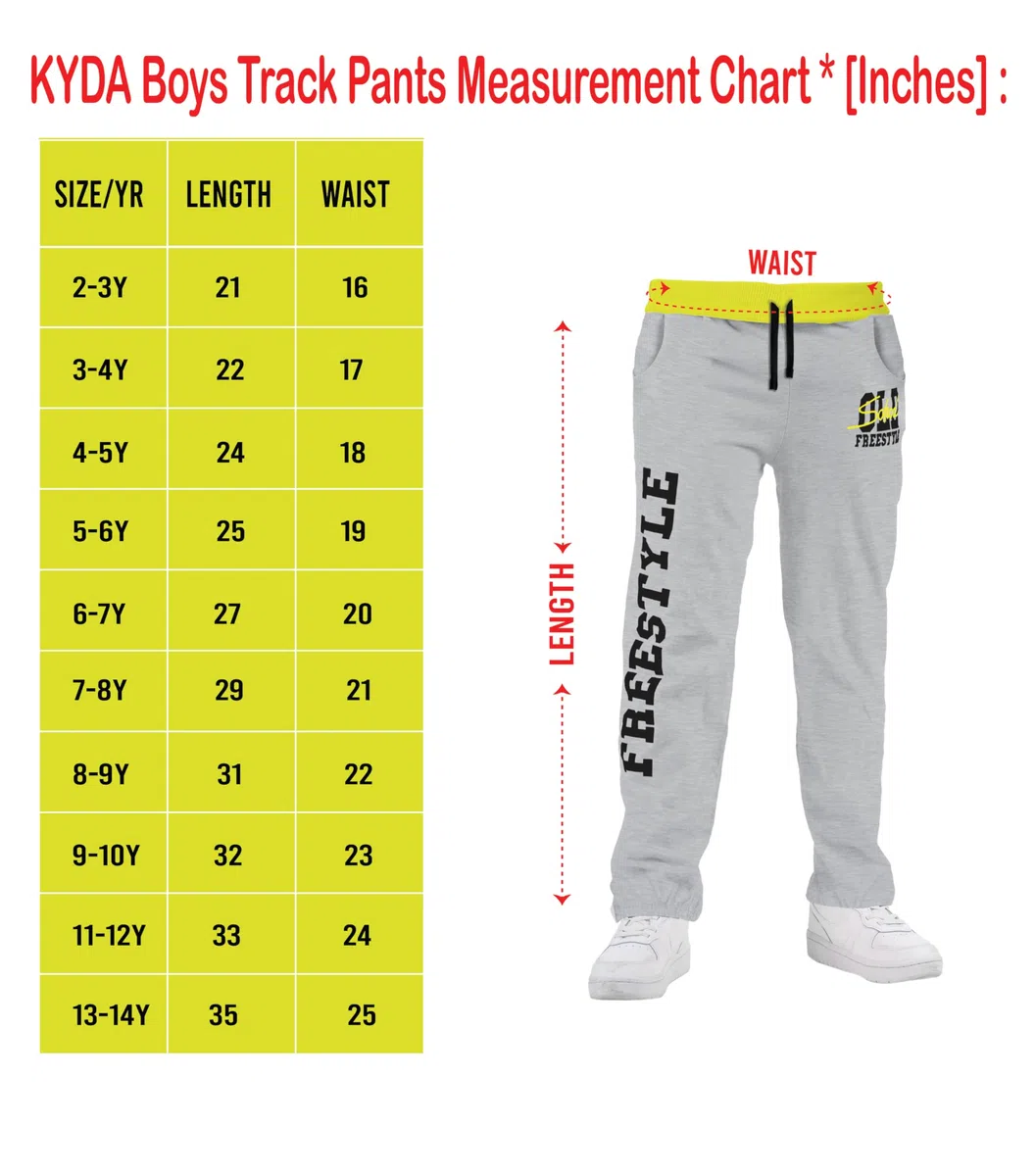 KYDA KIDS Pantalones de chándal para chicos (3 unidades)