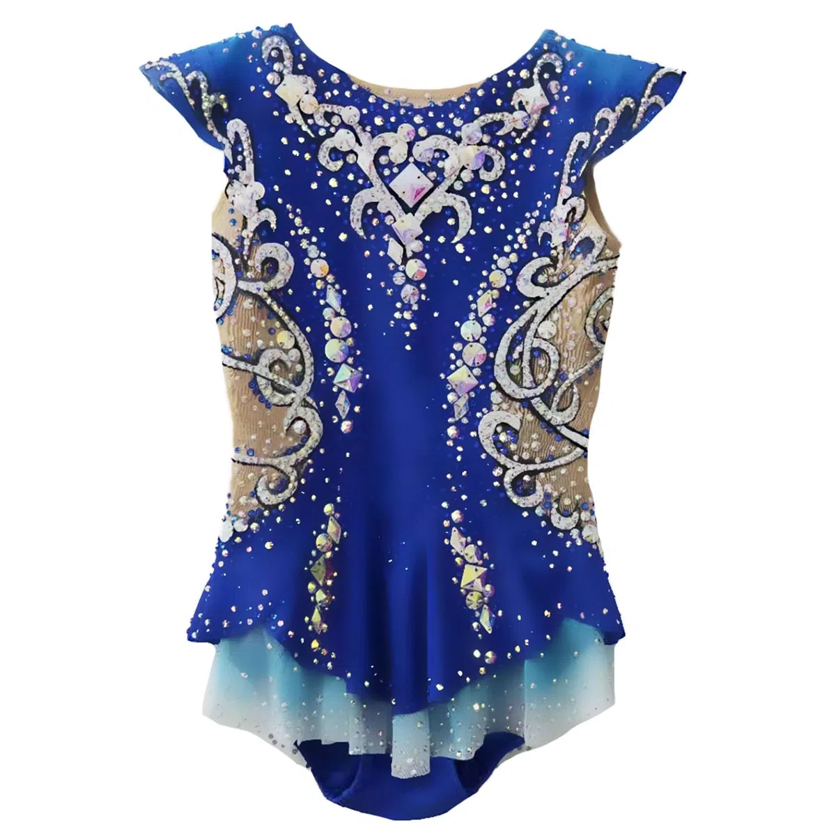 Maillot De Gimnasia Rítmica Con Diamantes De Imitación, Monos De Baile Y Patinaje, Ropa Deportiva For Competición De Gimnasia For Niñas