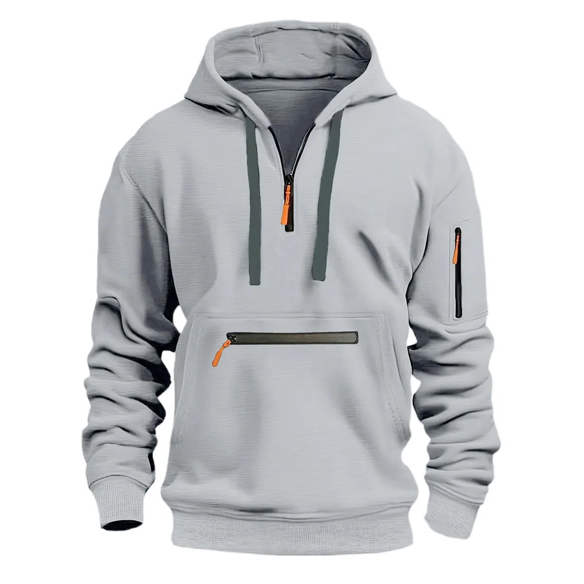 Conjunto de Jogging para hombre de 2 piezas con sudadera para correr de malla de otoño suave para deporte, cuello redondo, bolsillos cálido, transpirable, cómodo, ligero, entrenamiento A110