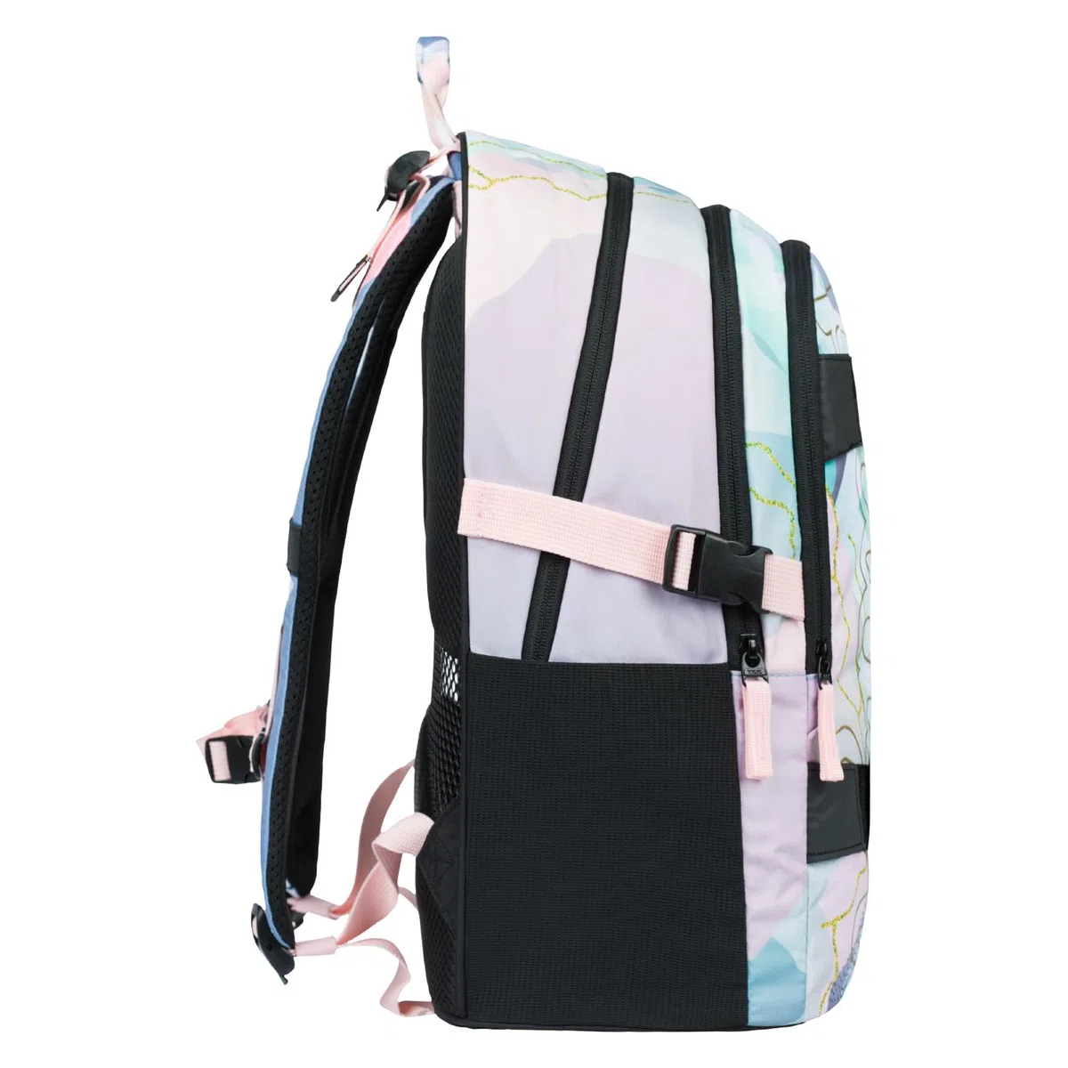 Baagl Juego De Mochila Escolar Para Niña, 3 Piezas, Mochila Escolar A Partir De 3ª Clase, Con Correa Para El Pecho, Ergonómica (Skate Moon), Skate Moon